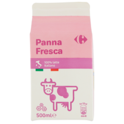 Immagine di Panna Fresca 500gr Carrefour