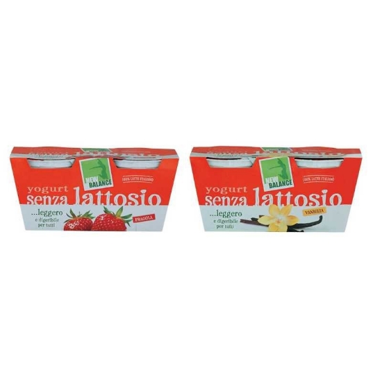 Immagine di YOGURT SENZA LATTOSIO NEW BALANCE FRAGOLA/VANIGLIA